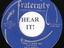 Dale Wright ROCKABILLY TEEN 45-Fraternity 837-That's Show Biz/That's My Gal  VG+