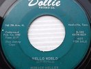 HORACE HELLER rockabilly 45 promo HELLO WORLD / ED'S PLACE strong vg  w6483