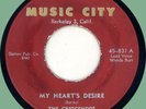 CRESCENDOS (w/ Wanda Burt) My Heart's Desire / Take My Heart 45rpm Music City