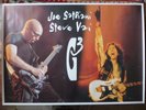 STEVE VAI signed autograph POSTER Joe Satriani NOTTINGHAM G3 TOUR