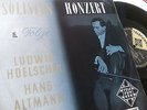 LUDWIG HOELSCHER / HANS ALTMANN - VIOLINCELLO RECITAL TELEFNKEN TW 30127 LP