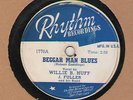 c 78 RPM Willie B. Huff Rhythm 1770 in V