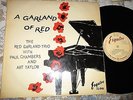 RED GARLAND TRIO Garland of Red UK LP Paul Chambers Art Taylor Esquire Records