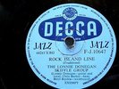 0994/ LONNIE DONEGAN-CHRIS BARBER-Skiffle Group- Rock Island Line-Schellack