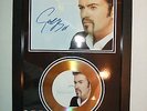 GEORGE MICHAEL   SIGNED FRAMED GOLD DISC  NEW FRAME   DISPLAY  22