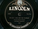 Golden Gate Orchestra (California Ramblers) on rare Lincoln 2380 - Rollini