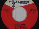 Northern Soul 45 - Lee Williams & The Cymbals - Lost Love - Carnival - mp3