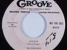 Doo Wop 45 CORONETS Hush GROOVE HEAR