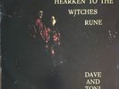 DAVE AND TONI ARTHUR HEARKEN TO THE WITCHES RUNE LP '71 WITCHY FOLK WITH INSERT