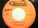 THE UNKNOWNS Oh Summer Love/Cool Wool 1959 Felsted 8535 White Doo-Wop? Free Ship