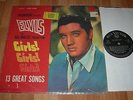 ELVIS PRESLEY -GIRLS GIRLS GIRLS very rare TURKISH PRESSING LP