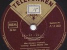 Max Greger Sextett + Gesang Heinz-Mari Lins : La-Le-Lu ( Heinz Rühmann Titel )