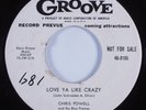 R&B 45 CHRIS POWELL Love Ya Like Crazy GROOVE HEAR