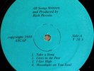 RICH PICCOLO LP Self Titled PRIVATE PRESSING Rec '78 A+ Listen AOR Psych SITAR