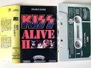 k7 CASSETTE TAPE ROCK KISS ALIVE II CASABLANCA 2 LP FRANCE 1977 TRES RARE