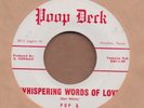 POP & FIDELTONES: Whispering Words 45 Poop Deck doo wop hear