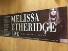 MELISSA ETHERIDGE 1992 TOUR  -  orig.Concert-Konzert-Poster-Plakat  168x59