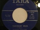 KEARNEY WILLIAMS   TRAVELIN' MAN   TARA RECORDS 301   Rare Orig. Rockabilly