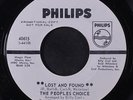 PEOPLE'S CHOICE: Lost And Found / Keep On Holdin' On 45 (dj) rare Soul