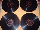 (4) Fiddlin John Carson Okeh 40071 40095 40108 40419 78 RPM Fiddle Tunes