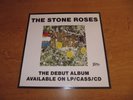 THE STONE ROSES - DEBUT ALBUM - ORIGINAL UK PROMO POSTER