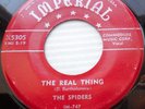 the SPIDERS doowop 45 THE REAL THING / Mmm Mmm BABY strong vg  dm165