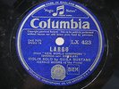 COLUMBIA LX 423 78rpm GUILA BUSTABO violin DVORAK Largo CHOPIN nocturen MOORE