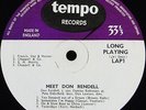 DON RENDELL MEET DON RENDELL TEMPO LAP 1 UK 1st ORIGINAL RARE 10