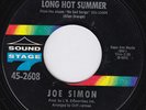 JOE SIMON Long Hot Summer STOMPING northern soul dancer ORIG US 45 LISTEN