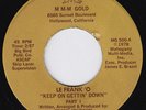 LE FRANK 'O Keep On Gettin Down RARE M- modern soul 45 DISCO northern soul HEAR