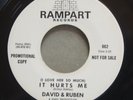 DAVID & RUBEN (I Love Her So Much)It Hurts Me RAMPART 662 Promo Northern Soul 45