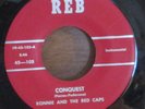 Ronnie And The Red Caps Conquest / Lover 45 RPM Ronnie James Dio REB Records