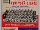 BALTIMORE COLTS vs. NEW YORK GIANTS: Rare 1958 Vinyl Record 45 w/ PS
