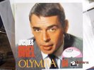 Disque Vinyle signé : BREL JACQUES  OLYMPIA 1964 -original  - sticker signé