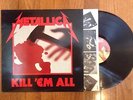 metallica original 1983 kill em all vinyl LP