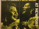 ella fitzgerald & billie holiday - at newport - verve mg v-8234 - original lp dg