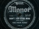 78pc-R&B vocal group- MANOR 1141-The Four Tunes