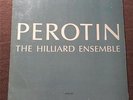 HILLIARD ENSEMBLE - PEROTIN - CLASSICAL VINYL LP 1989 ECM RECORDS (GERMAN ISSUE)