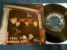 BEAT 1964 THE BEATLES I FEEL FINE vs KANSAS CITY no biem dark green label 13 tit