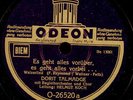 DORIT TALMADGE **Durchhalte-Schlager WKII** Es geht alles vorüber,..vorbei S3501