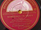 JAZZ 78 rpm RECORD Gramophone BENNY GOODMAN Sometimes I´m Happy / King Porter