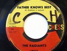 THE RADIANTS-FATHER KNOWS BEST /ONE DAY I'LL SHOW YOU ON CHESS NORTHERN 45