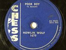 HEAR Blues Rocker 78 HOWLIN WOLF Poor Boy/Sitting On Top Of The World CHESS 1679