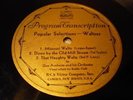 JAZZ GUS ARNHEIM w/BUDDY CLARK Pop Selections RCA 16011 33 1/3 TRANSCRIPTION