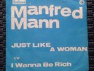 MANFRED MANN Just Like A Woman 7/45 *South Africa* 1966 rare