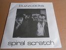BUZZCOCKS SPIRAL SCRATCH ORIGINAL PLASTIC LABEL NO HOWARD DEVOTO CREDIT ORG-1