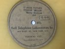 Bell Laboratories Test Pressing - Harry Horlick Orch. 1935 12-inch Transcription