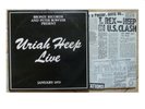 URIAH HEEP * LIVE * DOUBLE LP+GATEFOLD+PROGRAMME+INNERS BRONZE ISLD1 PLAYS GREAT