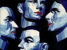 KRAFTWERK electric cafe GERMAN 1986 EX+ LP GATEFOLDSLEEVE