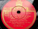 0299/ ZARAH LEANDER-Davon geht die Welt nicht unter-Blaue Husaren-Schellack